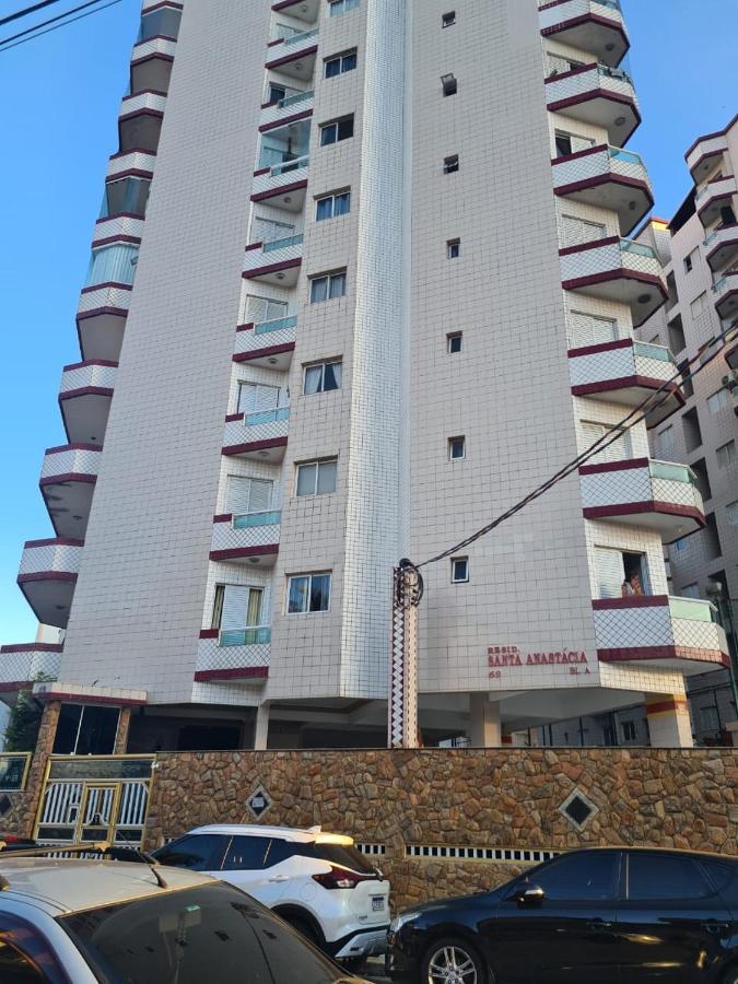 Apto A 50M Da Praia, Com Ar Condicionado, Wifi , Portaria 24H Praia Grande (Santos) Exterior foto