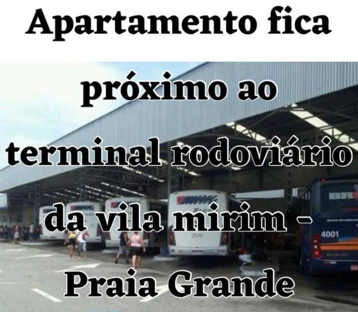 Apto A 50M Da Praia, Com Ar Condicionado, Wifi , Portaria 24H Praia Grande (Santos) Exterior foto