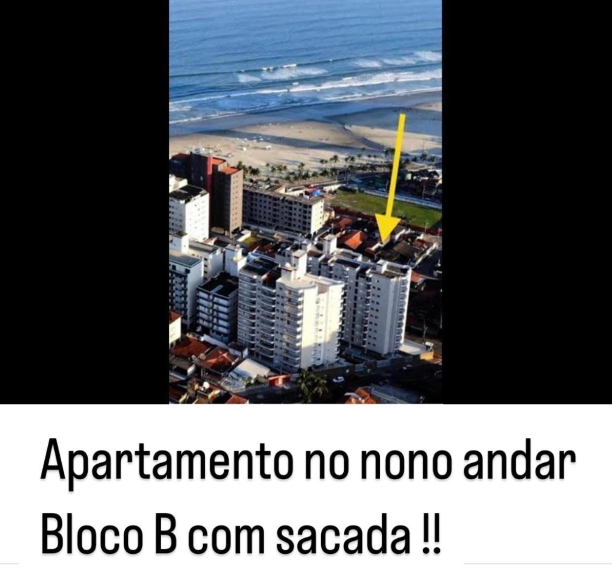 Apto A 50M Da Praia, Com Ar Condicionado, Wifi , Portaria 24H Praia Grande (Santos) Exterior foto