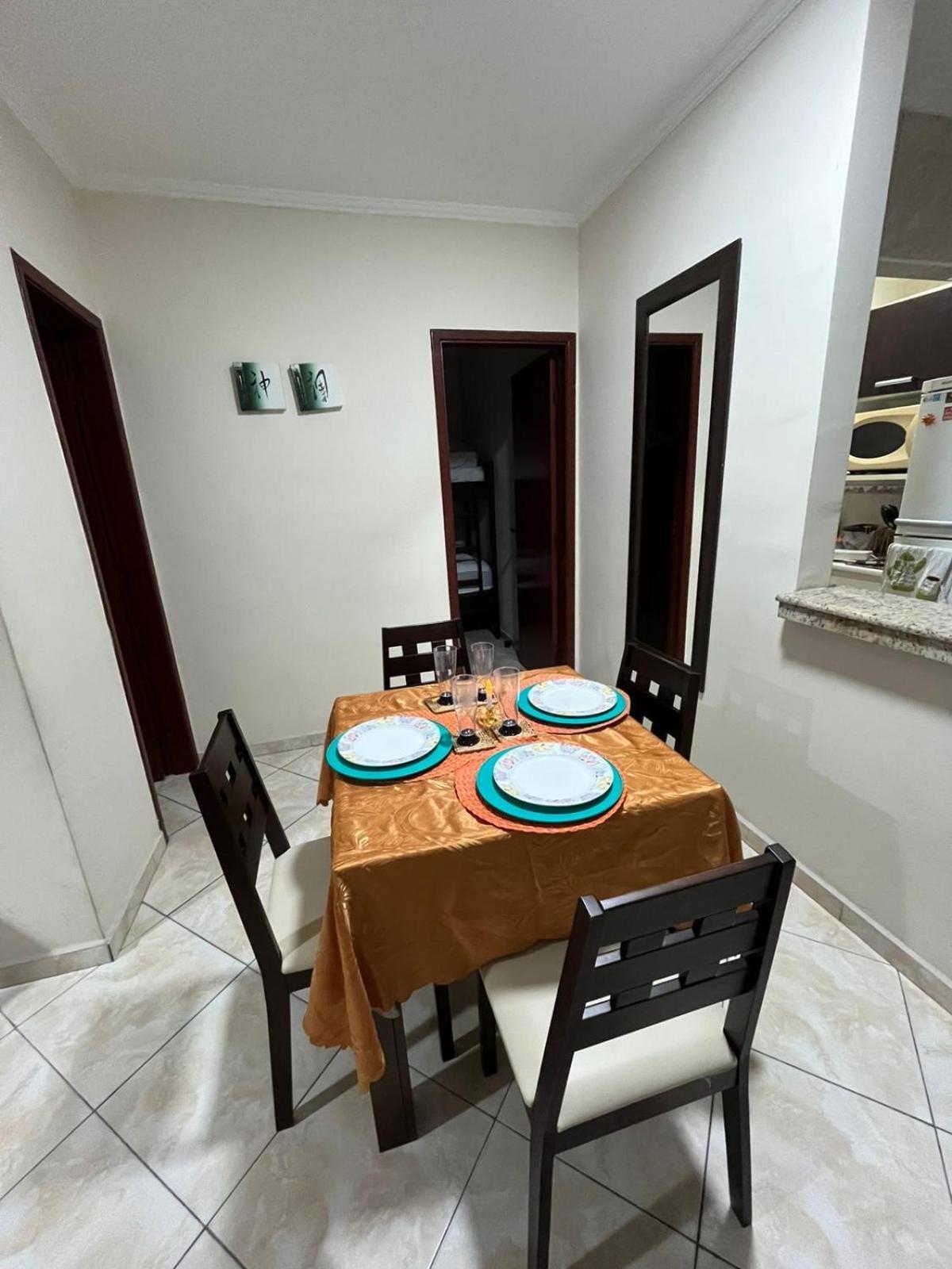 Apto A 50M Da Praia, Com Ar Condicionado, Wifi , Portaria 24H Praia Grande (Santos) Exterior foto